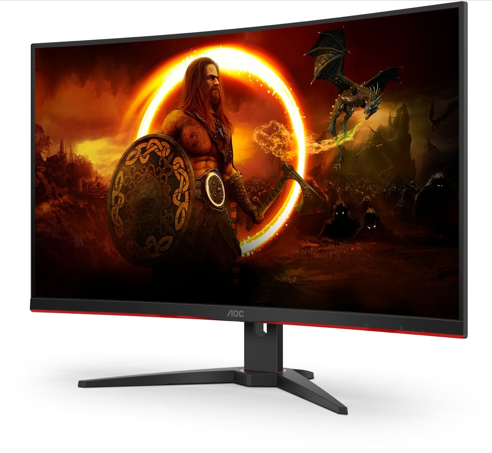 AOC CQ32G2SE 32" QHD Curved 165Hz Gaming Monitor, Computers en Software, Gaming, HDMI, Info@novadisplays.nl, Curved
