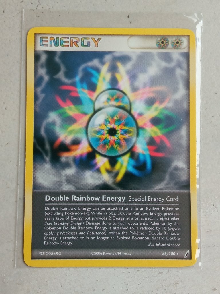 Double Rainbow Energy 88/100 Crystal Guardians., Ophalen of Verzenden, Zo goed als nieuw, Losse kaart