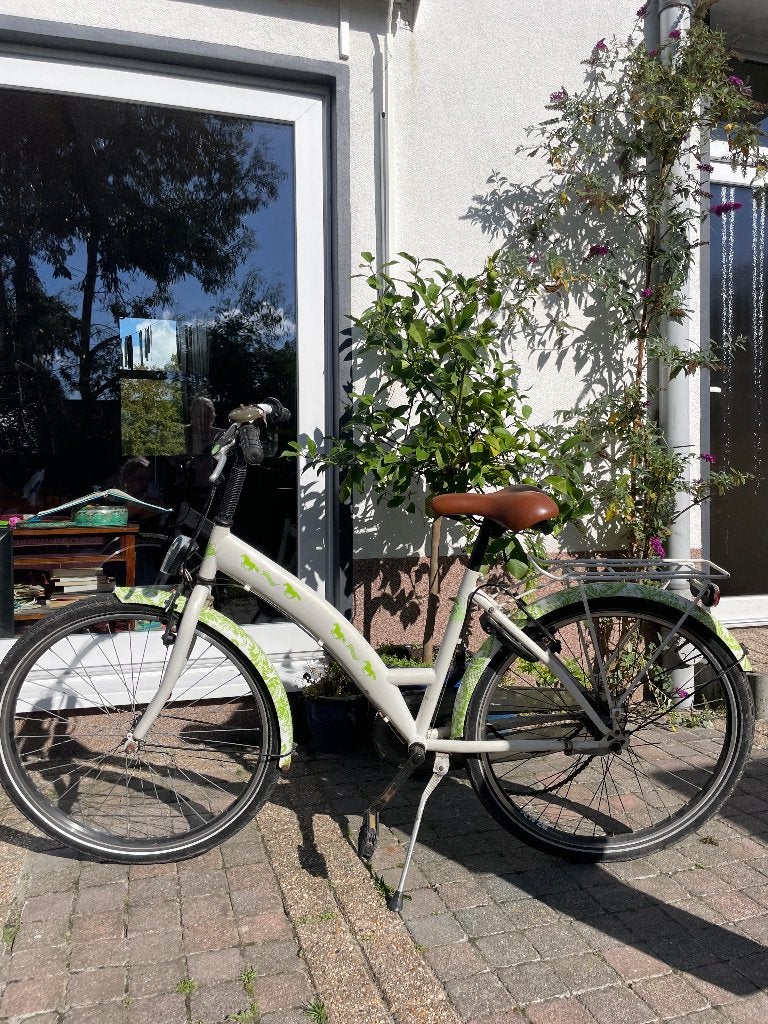Meisjesfiets paarden 26 inch, Ophalen, Gebruikt, 26 inch of meer, Handrem