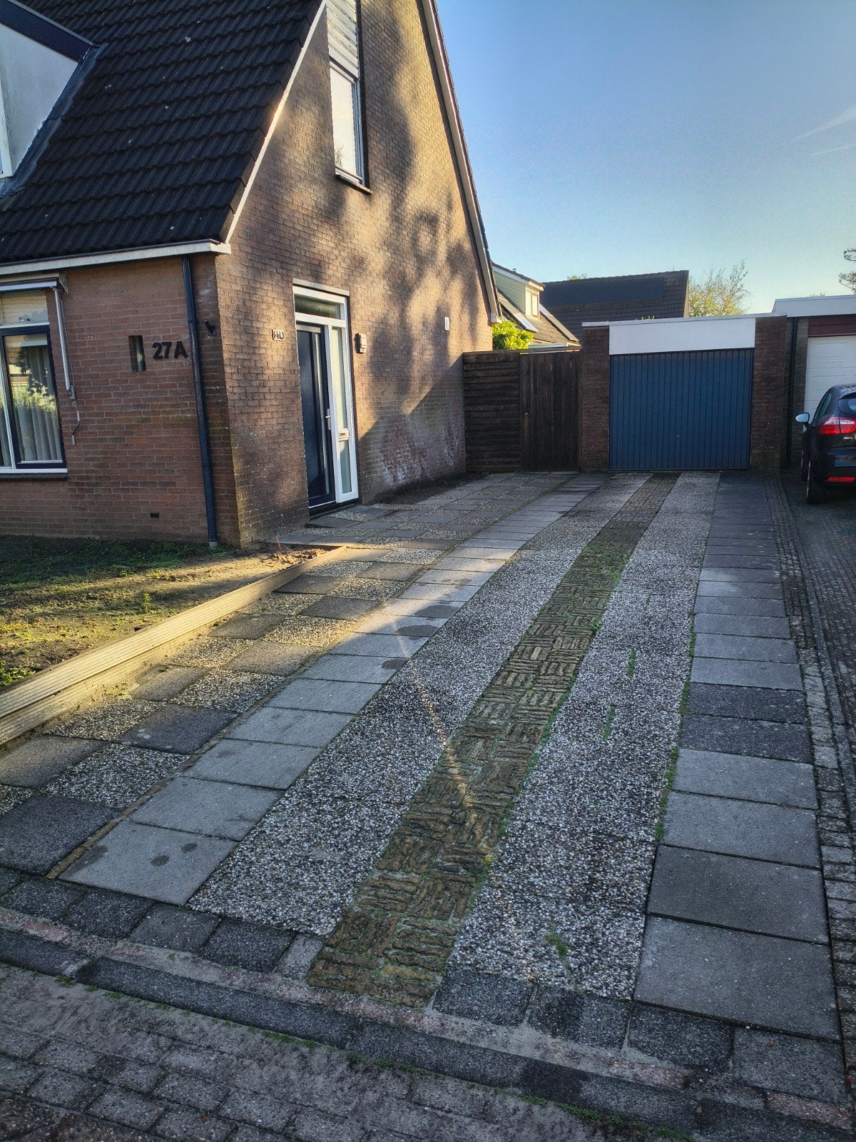Gebruikte terrastegels en klinkers voor oprit/tuin, Ophalen, Gebruikt, Klinkers, 10 m² of meer