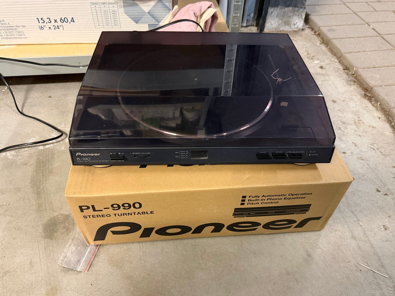 Pioneer PL-990 Stereo Platenspeler - Volautomatisch, Audio, Tv en Foto, Gebruikt, Pitch-regelaar, Ophalen of Verzenden, Pioneer
