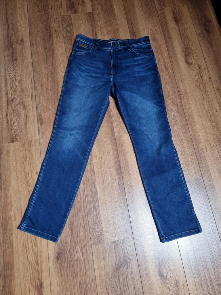 Nieuwe Wrangler spijkerbroek mt 34 l 34, Blauw, Wrangler, Nieuw, Ophalen of Verzenden
