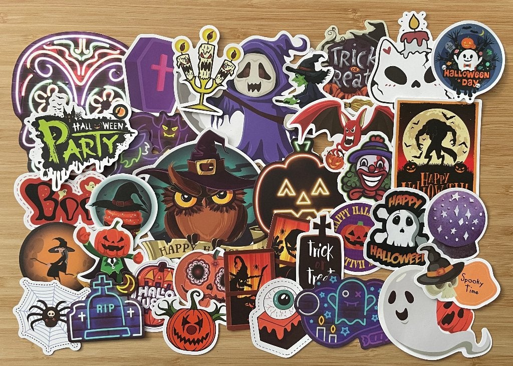 Halloween stickers, Verzenden, Nieuw, Meerdere stickers