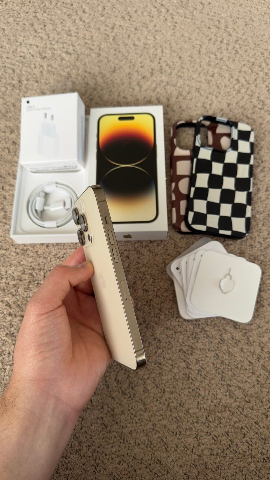 Foto 5 van Te koop iPhone 14 Pro 128GB Goud – Zo goed als nieuw