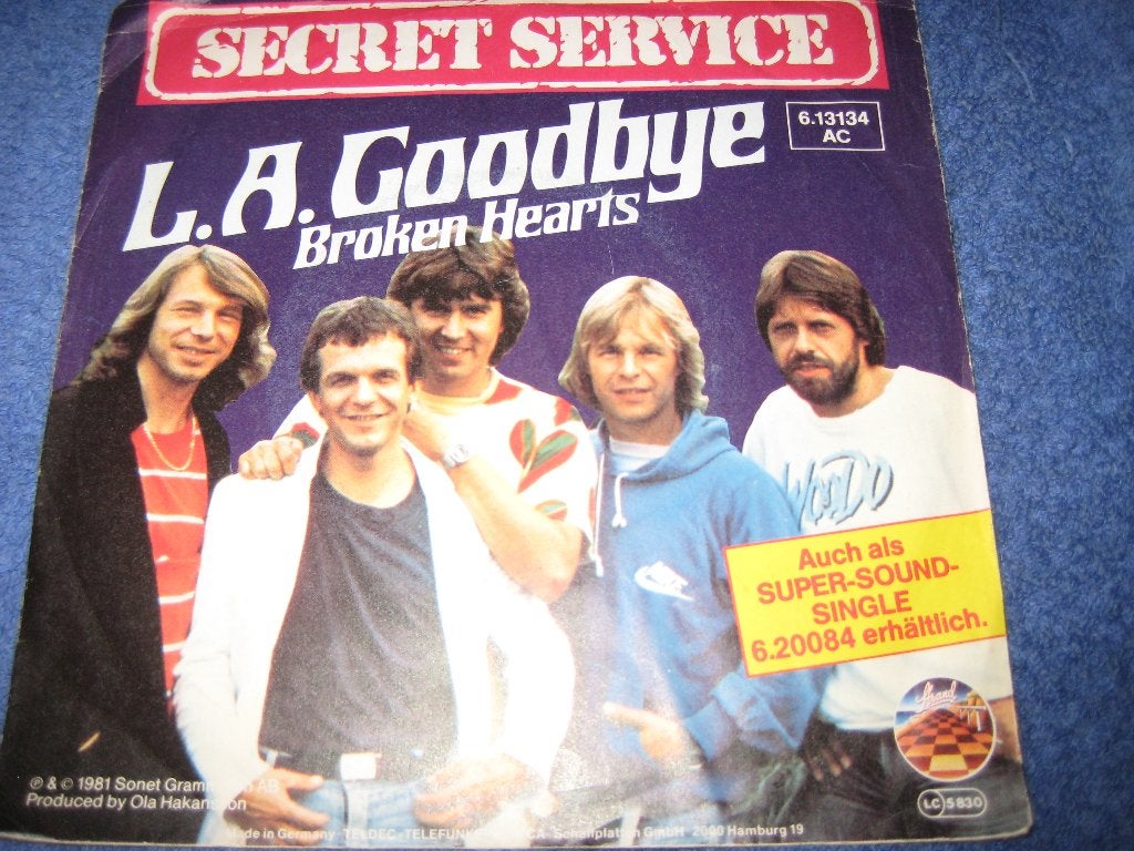 Secret Service: L.A: Goodbye, Ophalen of Verzenden, Zo goed als nieuw, Pop