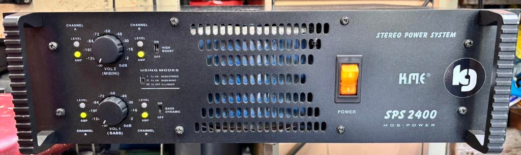 KME SPS2400. 2x600 watts & 2x400 watts. Dynacord PM2600, Muziek en Instrumenten, Ophalen, Zo goed als nieuw