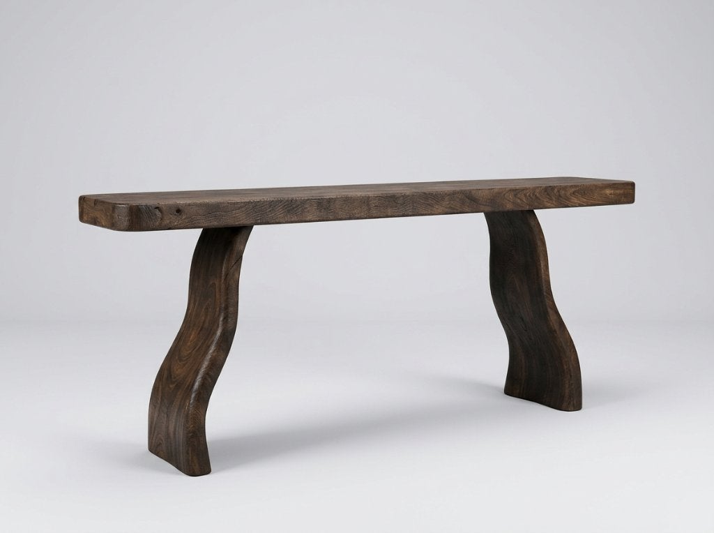Sidetable suarhout – brutalist – handgesneden, Huis en Inrichting, Verzenden, 150 tot 200 cm, Nieuw, Minder dan 100 cm