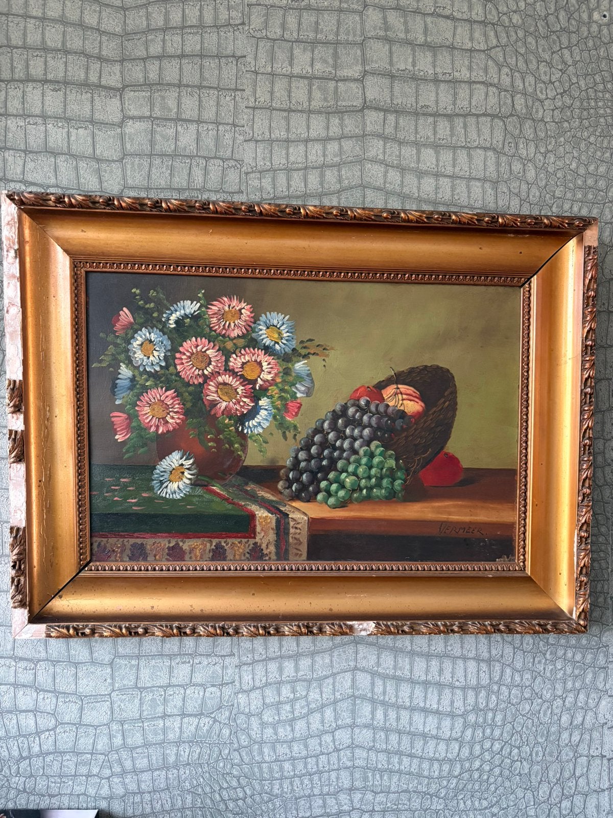 Bloemen en fruit, Ophalen