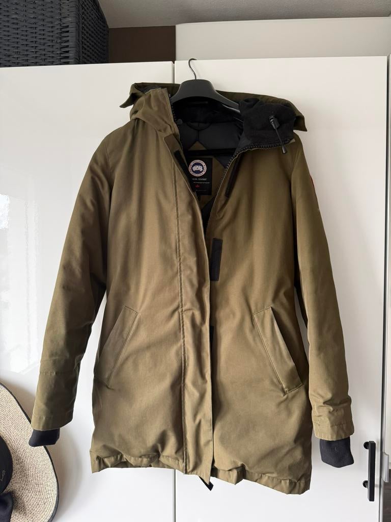 Canada goose jas donkergroen maat S, Ophalen of Verzenden, Zo goed als nieuw, Groen