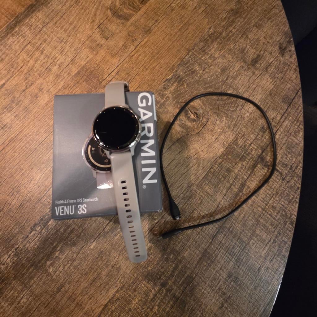 Garmin Venu 3S * Zo goed als nieuw * Compleet in doos, Zwart, Garmin, Ophalen of Verzenden, Zo goed als nieuw