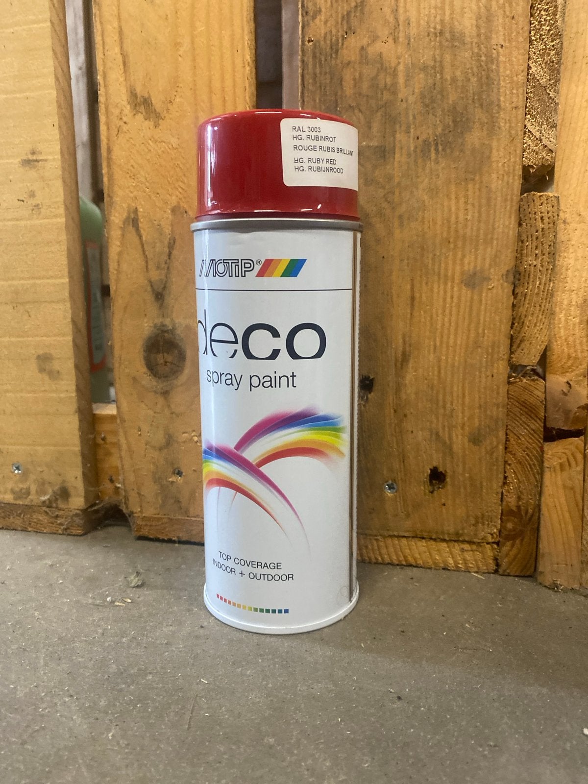 Motip Deco Spray Paint RAL 3003 Robijnrood, Onbekend, Nieuw, Ophalen of Verzenden, Onbekend