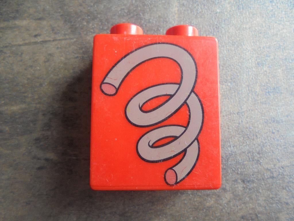 Lego Duplo Brick 1x2x2 (zie foto's), Ophalen of Verzenden, Gebruikt, Losse stenen, Duplo