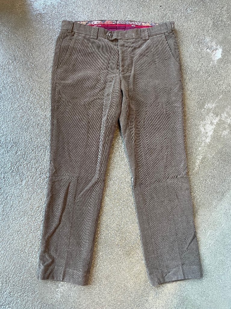 Nette rib chino broek pantalon van Meyer maat 56 XL, Bruin, Ophalen of Verzenden, Zo goed als nieuw, Maat 56/58 (XL)