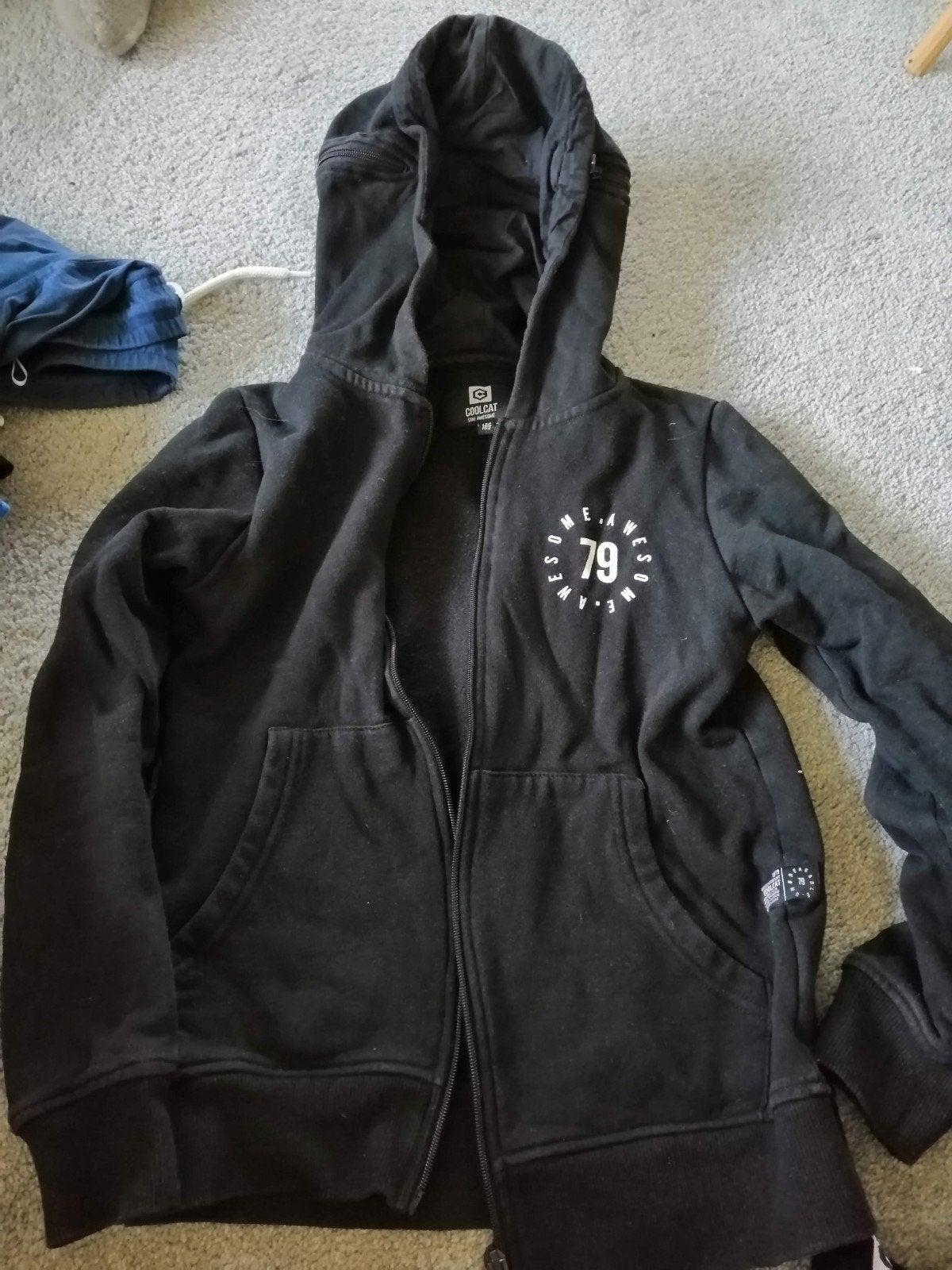 Zwart vest Coolcat maat 146/152, Ophalen of Verzenden, Gebruikt, Jongen, Trui of Vest