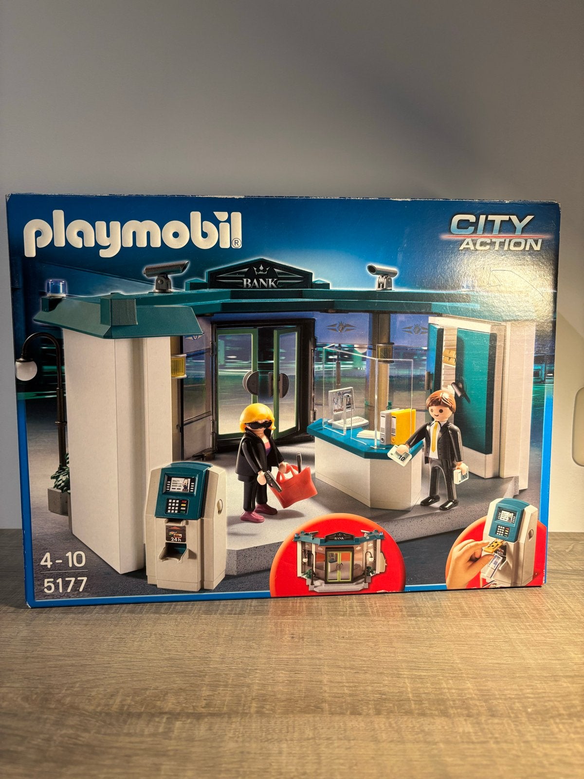 Playmobil 5177: Bankkantoor met geldautomaat - Complete set, Kinderen en Baby's, Speelgoed | Playmobil, Gebouw, Complete set, Ophalen of Verzenden