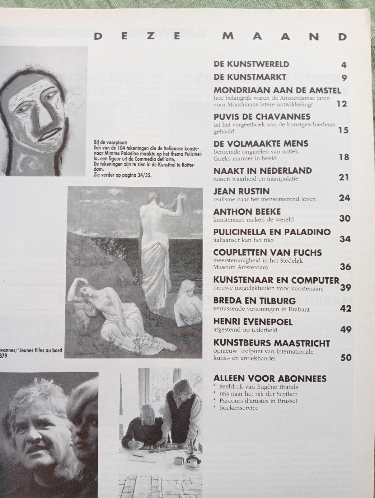 Kunstbeeld Tijdschrift 3/1994 - Paladino, Beeke, Fuchs, Ophalen of Verzenden, Gelezen, Overige typen