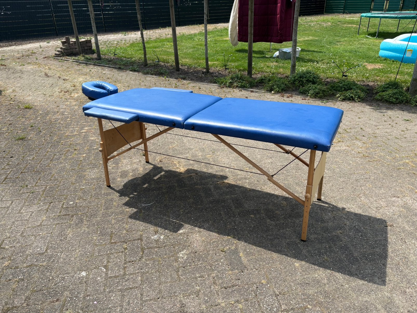 Inklapbare massagetafel, Ophalen, Zo goed als nieuw, Massagetafel