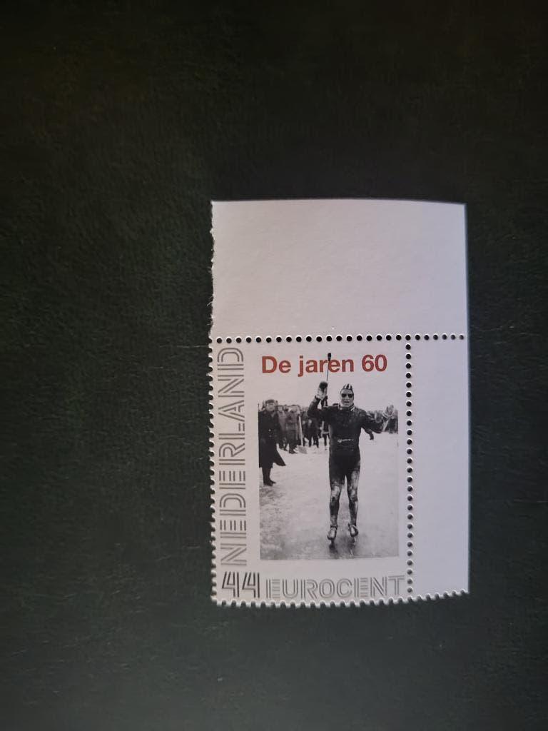 Persoonlijke zegel de jaren 60 hoekstuk Reinier Paping, Postzegels en Munten, Postzegels | Nederland, Verzenden, Na 1940, Postfris