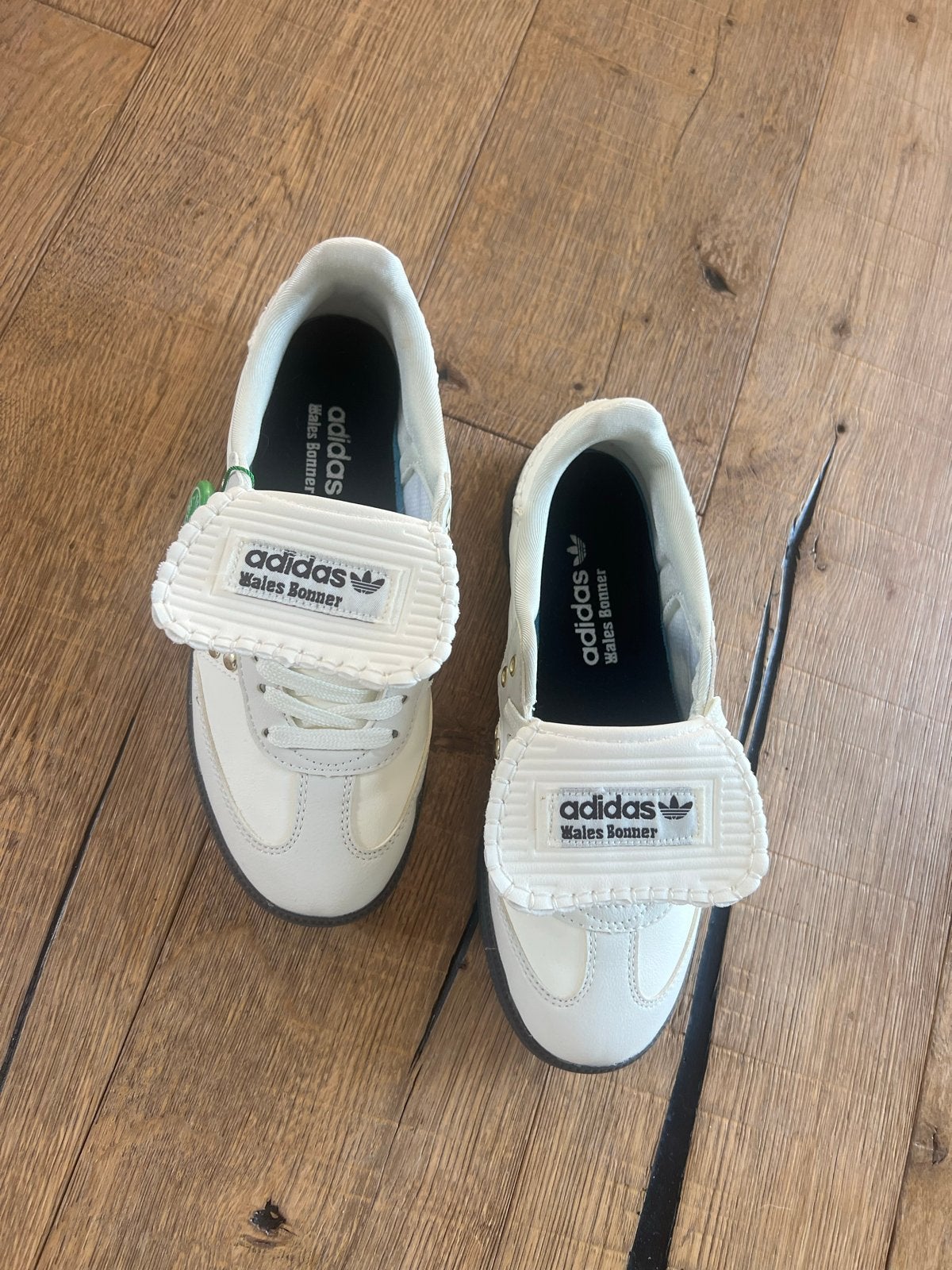 Adidas Samba x Wales Bonner Cream Studded Sneakers, Ophalen of Verzenden, Nieuw, Overige kleuren, Sneakers of Gympen
