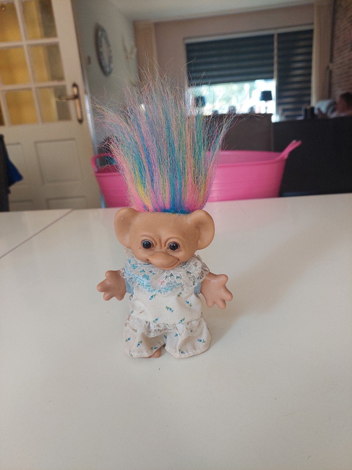 vintage Uneeda regenboog troll pop komt uit de jaren '80, Verzamelen, Poppetjes en Figuurtjes, Gebruikt, Ophalen of Verzenden