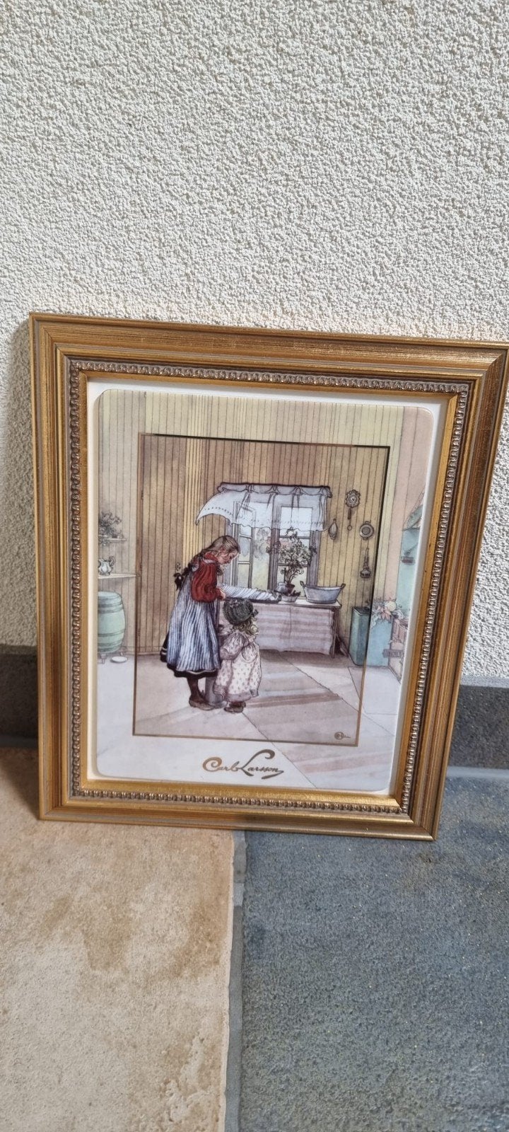 Carl Larsson schilderij, Antiek en Kunst, Ophalen
