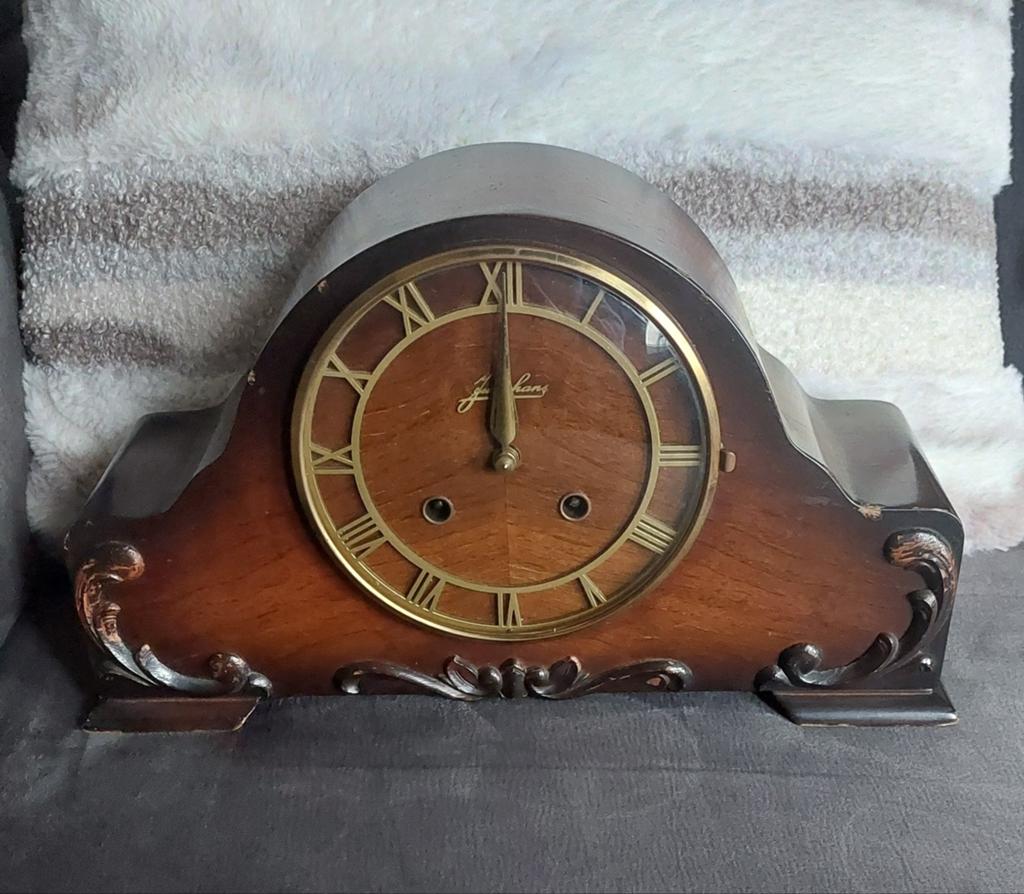 JUNGHANS Pendule Klok🙂, Ophalen of Verzenden, Gebruikt, Analoog, Staande klok