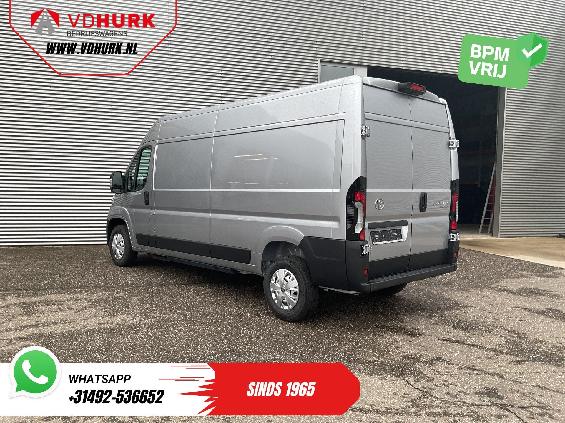 Toyota PROACE MAX ELECTRIC L3H2 110 kWh 378 km WLTP LED/ 270, Stof, Gebruikt, Parkeersensor, 2765 kg