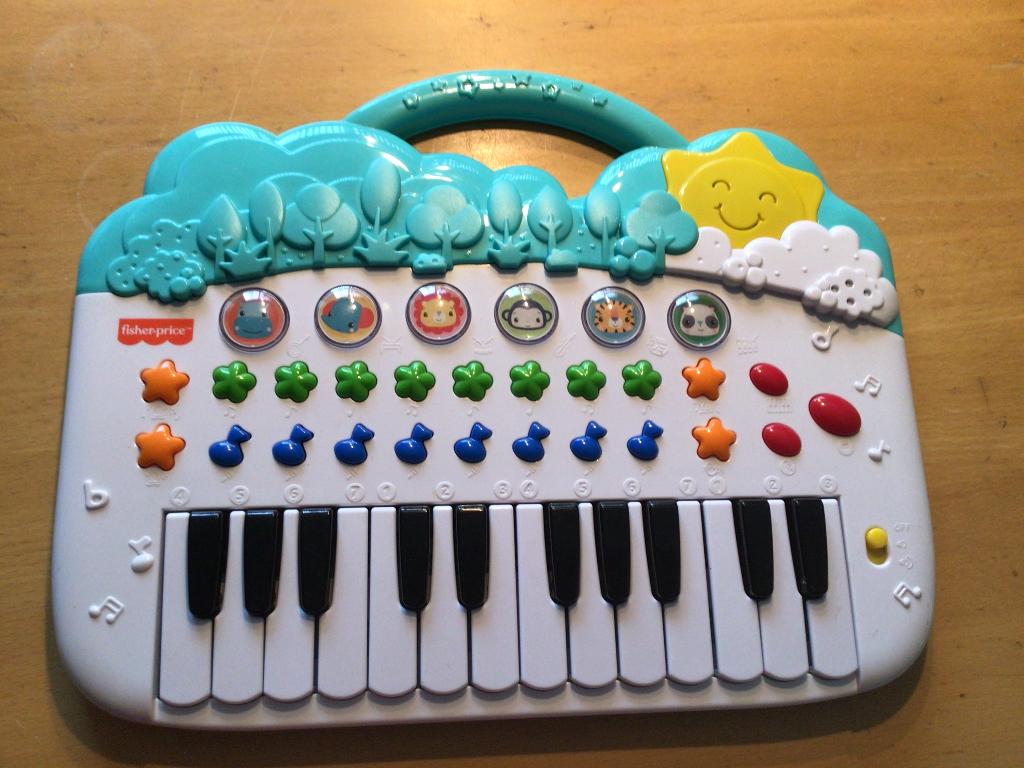 Fisher-price, speelgoed piano, Ophalen, Zo goed als nieuw, Overige typen, Met geluid