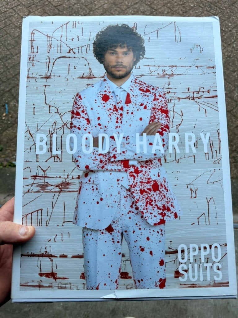 TE KOOP OppoSuits "Bloody Harry" Halloween Pakken Meer Maten, Halloween of Griezel, OPPOSUITS, Kostuum, Nieuw