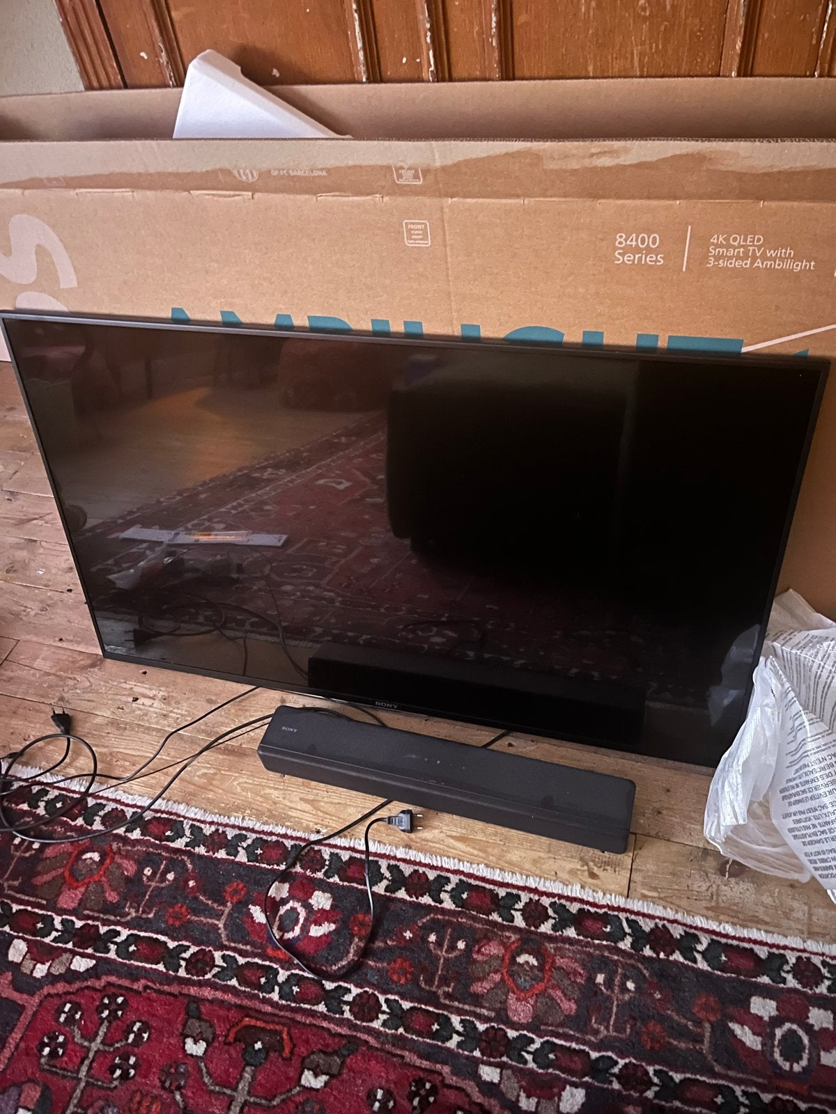 Sony Bravia 49" 4K Smart TV (49x8305c) met soundbar, Ophalen, 50 Hz, 4k (UHD), Smart TV