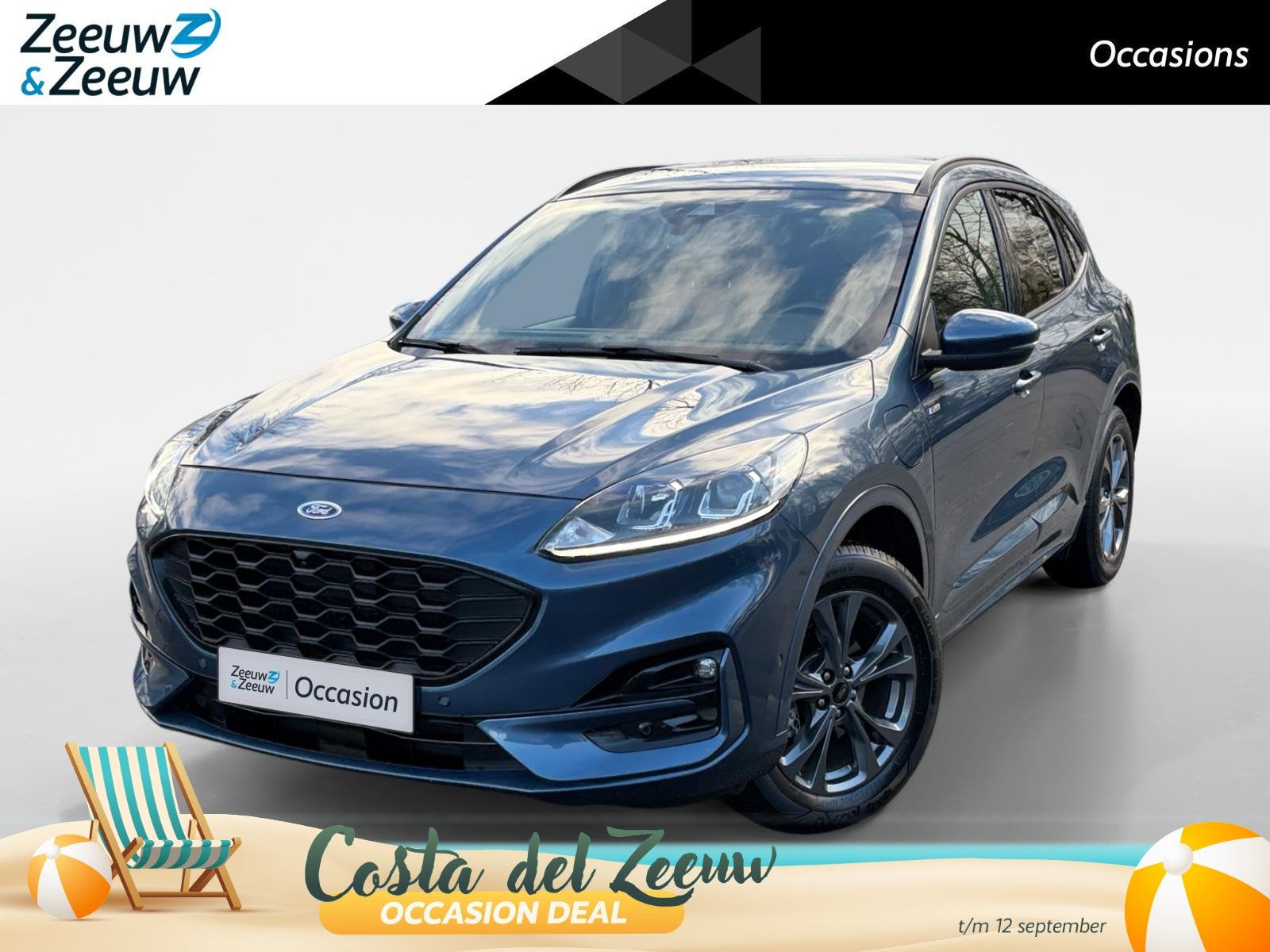 Ford Kuga 2.5 PHEV ST-Line 225PK | Adaptieve Cruise Control, 12 maanden, Gebruikt, 4 cilinders, Plug-in hybride