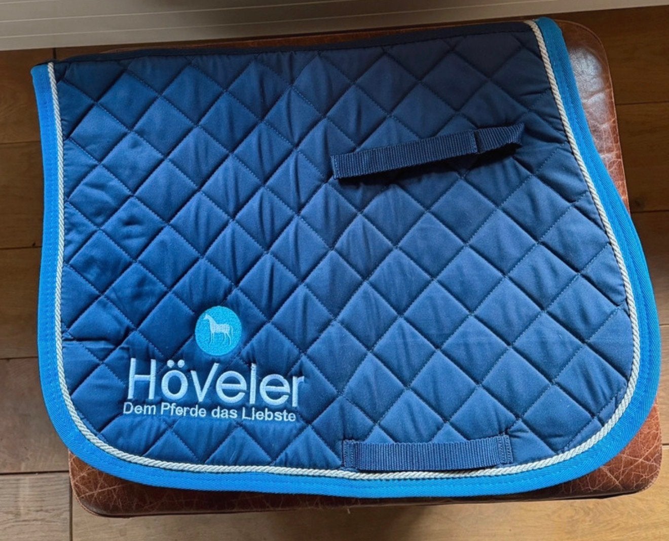 Höverler zadel dekje niet gebruikt., Dieren en Toebehoren, Overige merken, Nieuw, Blauw, Springdekje