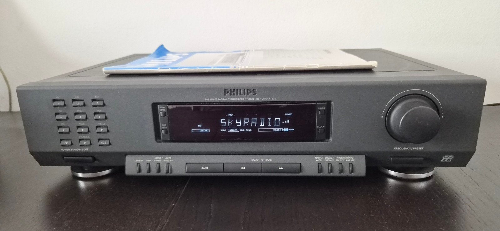 Philips tuner FT 930 met handleiding, Ophalen of Verzenden, Zo goed als nieuw