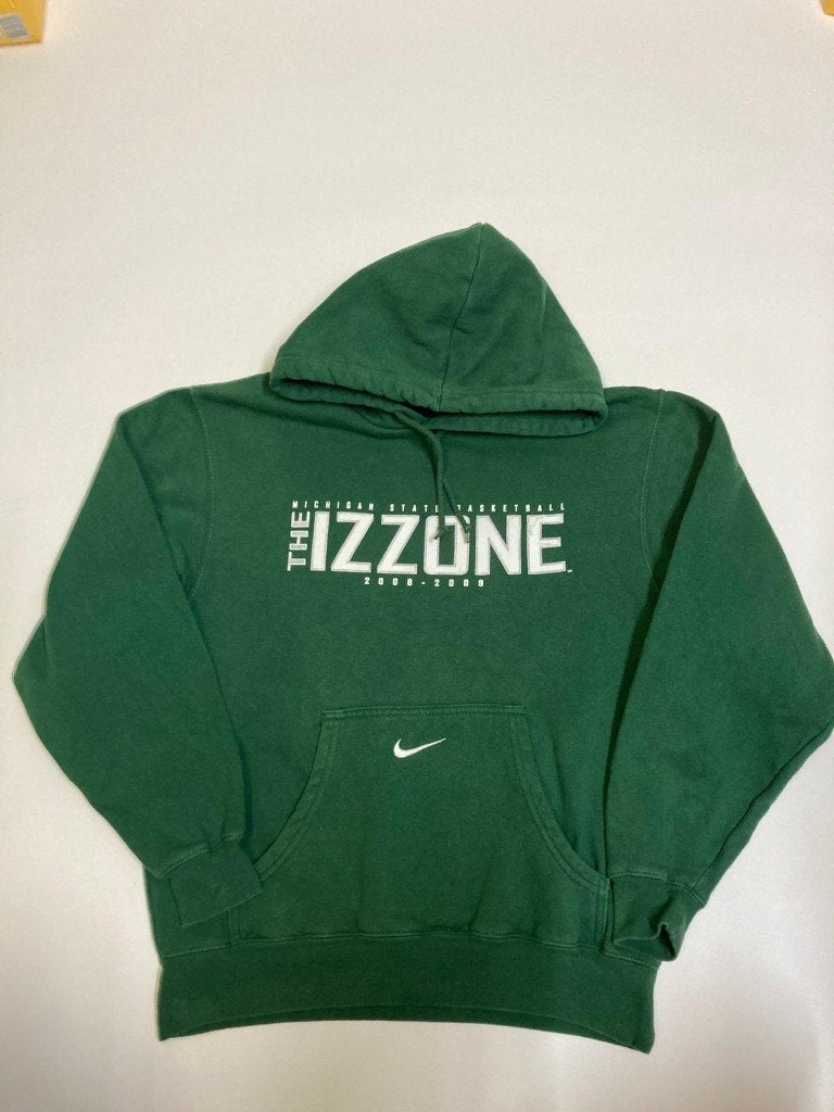 Y2K 00s 90s Nike Team Vintage Hoodie - S - Green– The Izzune, Kleding | Heren, Nike, Ophalen of Verzenden, Zo goed als nieuw, Groen