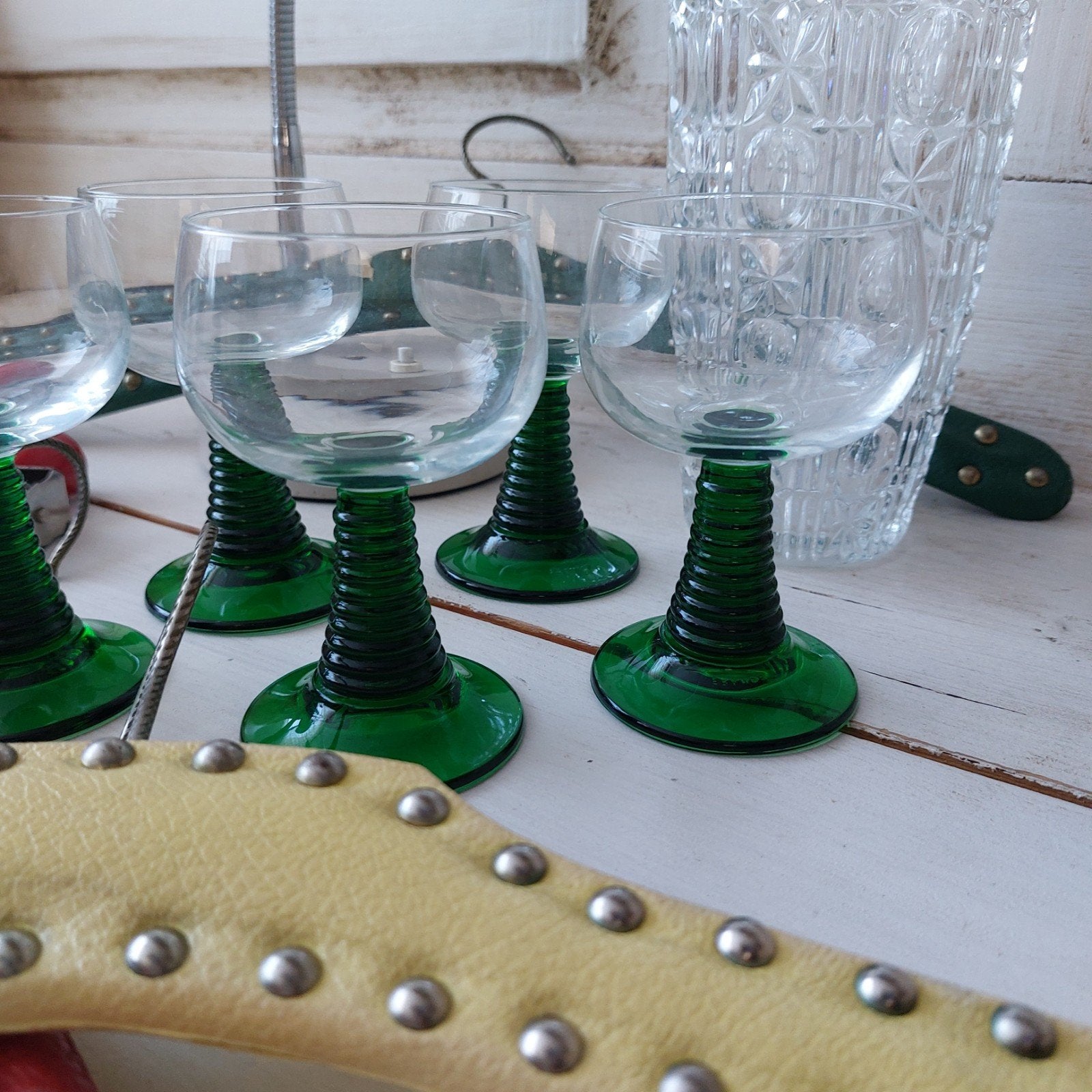 retro vintage glas lamp kledinghanger wijnglas, Ophalen, Huis en Inrichting