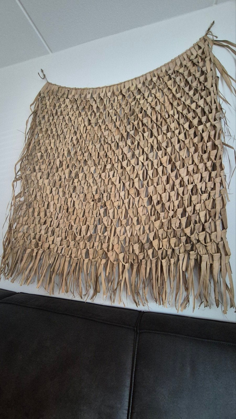 Wanddecoratie van natuurlijk materiaal, Gebruikt, Boho, Ophalen of Verzenden, Natuurlijk materiaal