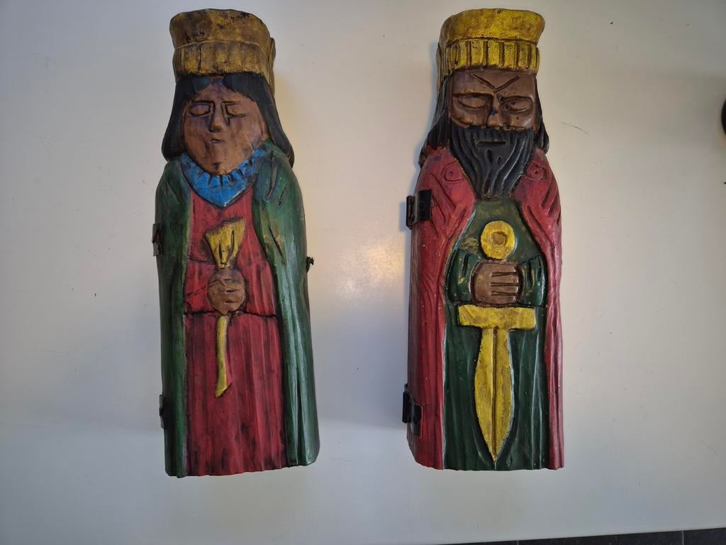 Unieke Vintage Spaanse Ridder Wijnhouder – wijn kado, Ophalen of Verzenden