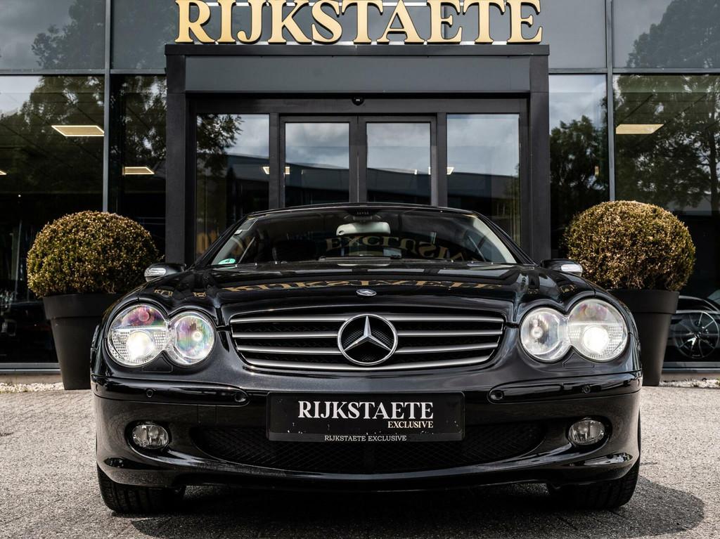Mercedes SL-klasse SL350 Cabriolet AMG|LEDER|MEMORY|19'', Auto's, Mercedes-Benz, Automaat, Achterwielaandrijving, Gebruikt, Zwart