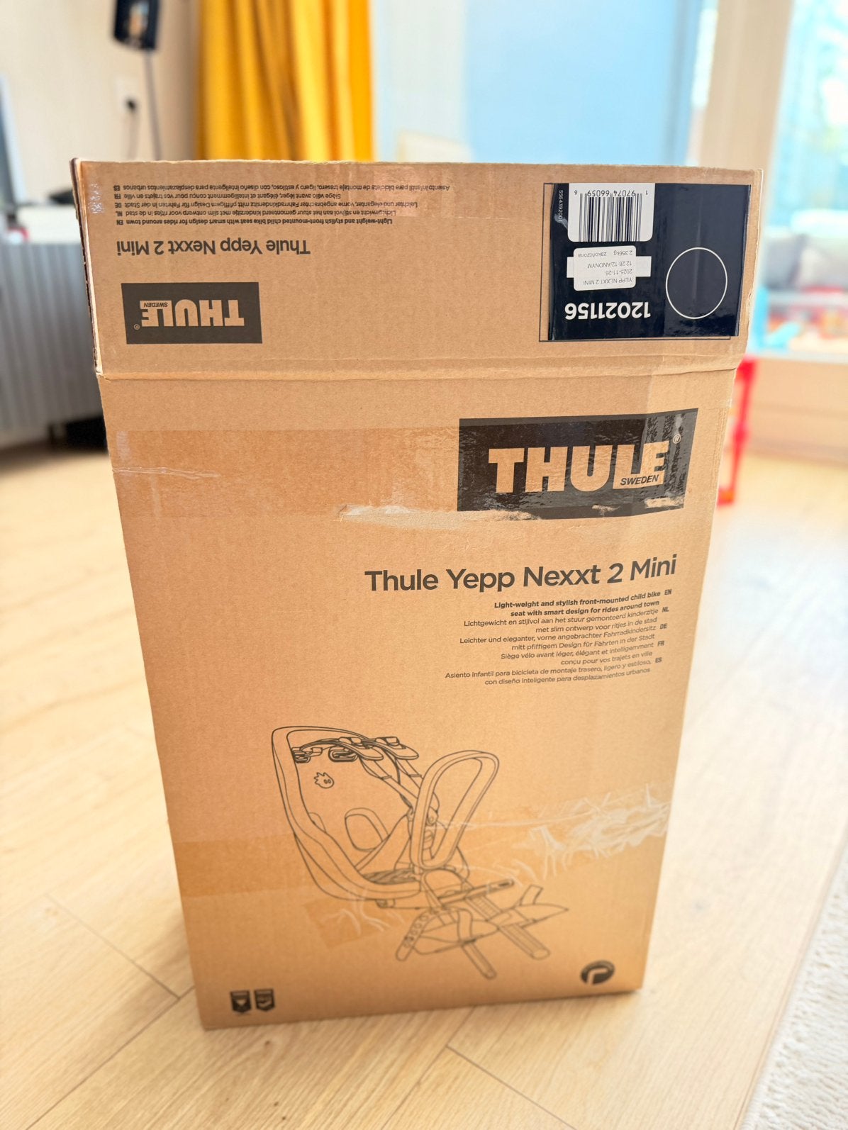 Thule Yepp Nexxt 2 mini (nieuw in doos), Ophalen, Nieuw, Voorzitje, Voetsteuntjes