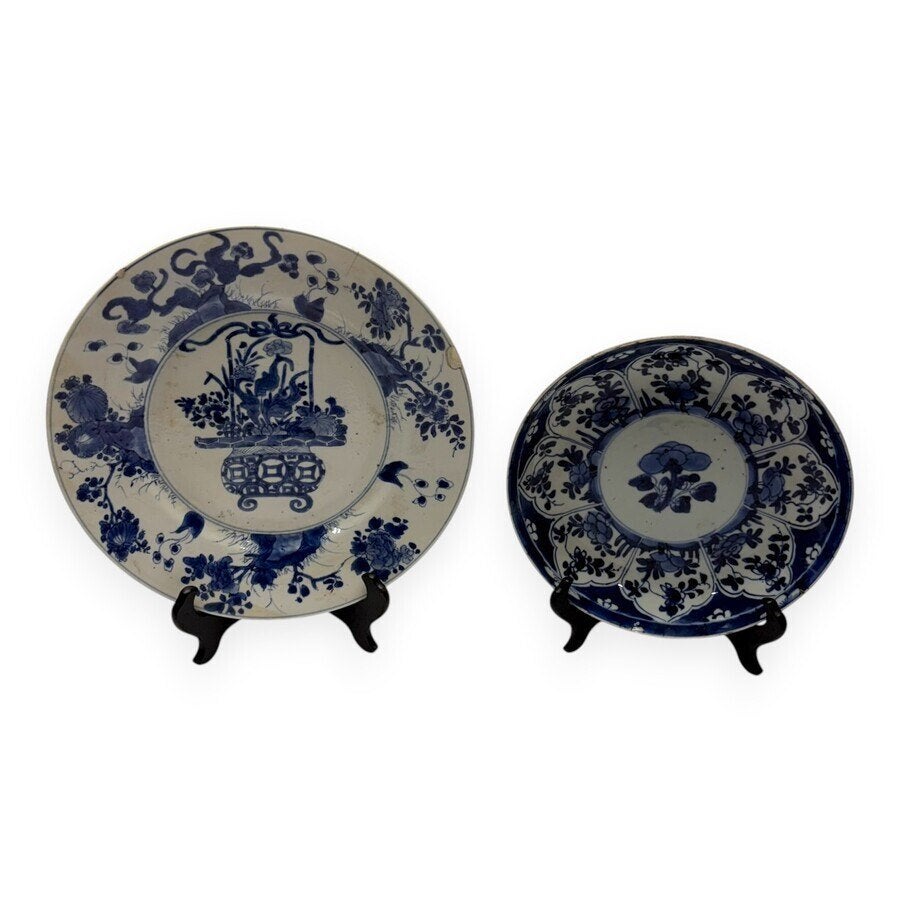 Twee KangXi porseleinen schotels