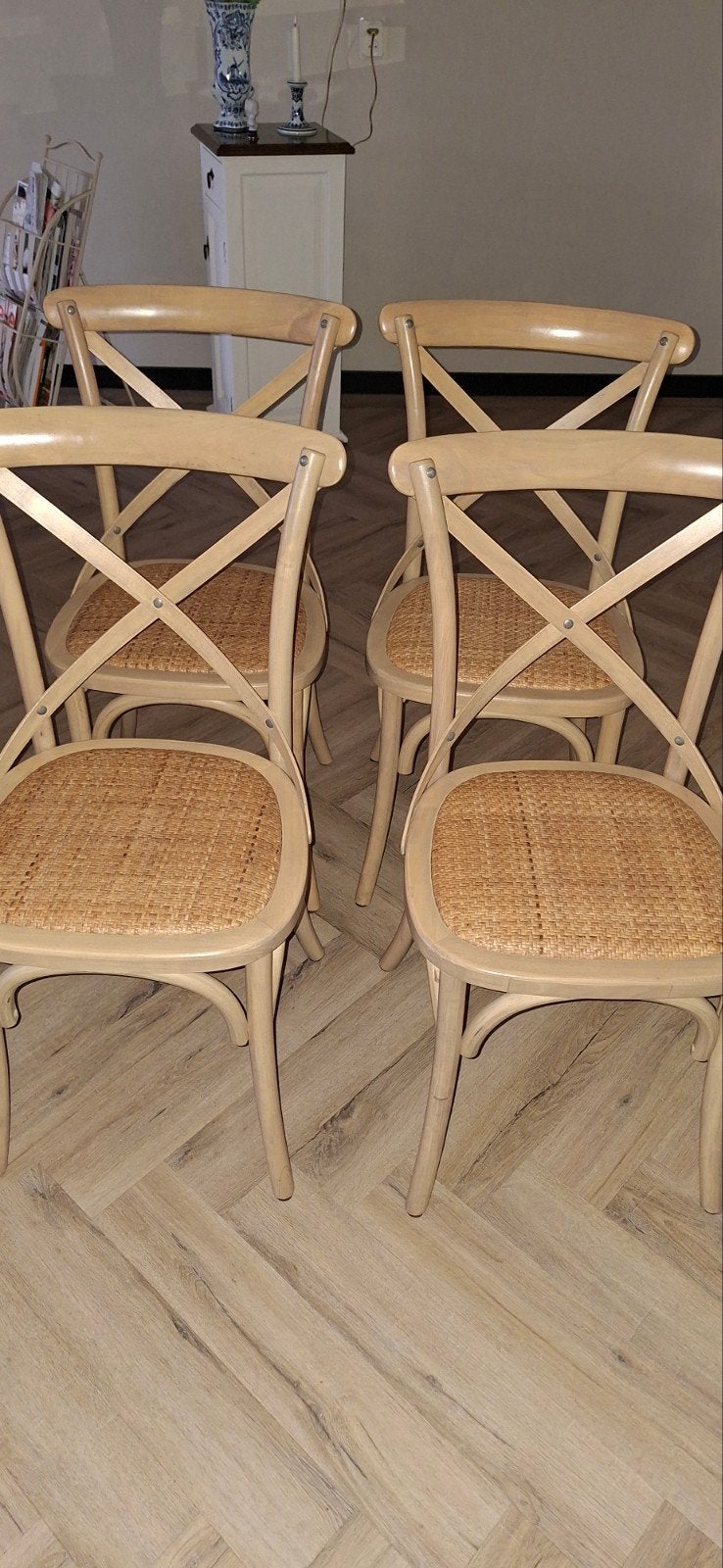 eetkamer stoelen, Ophalen, Zo goed als nieuw, Hout