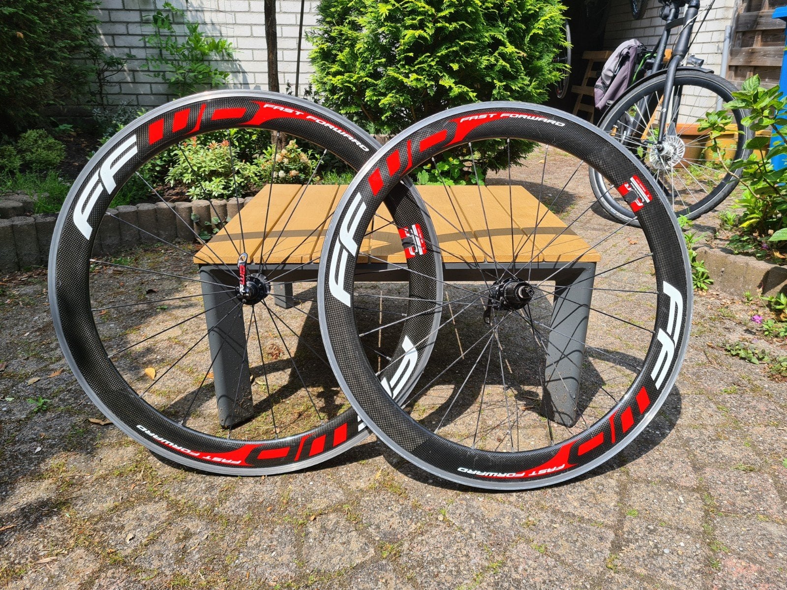 FFWD velgen-50mm-velgrem-11speed-draadbanden, Ophalen, Carbon, Meer dan 20 versnellingen, Overige merken