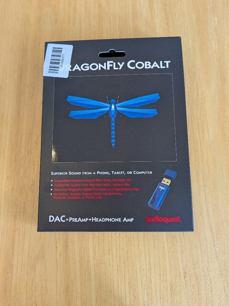 Audioquest Dragonfly Cobalt USB DAC Preamp Headphone Amp, Verzenden, Gebruikt