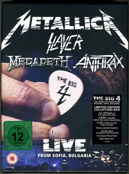 Metallica, Slayer, Megadeth, Anthrax - The Big 4 Live 2DVD, Engels, Nederlands, Ophalen of Verzenden, Zo goed als nieuw