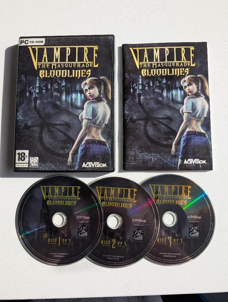 Vampire the masquerade bloodlines PC, 1 speler, Ophalen of Verzenden, Zo goed als nieuw, Vanaf 12 jaar