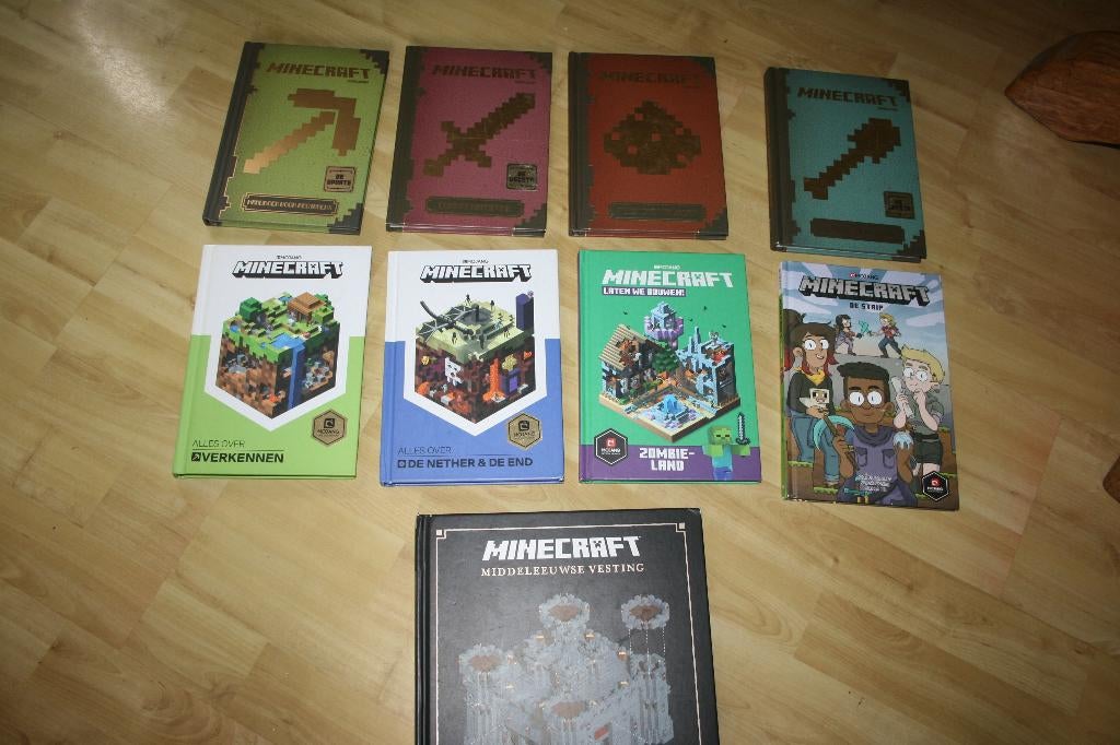 Minecraft boeken, zie tekst voor prijs, Verzenden, Gelezen