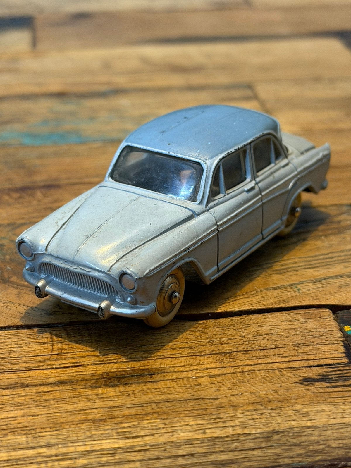 Dinky Toys 544 Simca Aronde P60 – blauwgrijs dak, Ophalen of Verzenden, Gebruikt, Auto, Dinky Toys