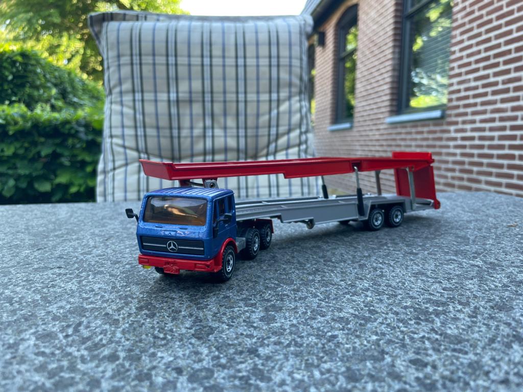 Siku 3112 - Mercedes 2232 autotransporter, Ophalen of Verzenden, Nieuw, Bus of Vrachtwagen, SIKU