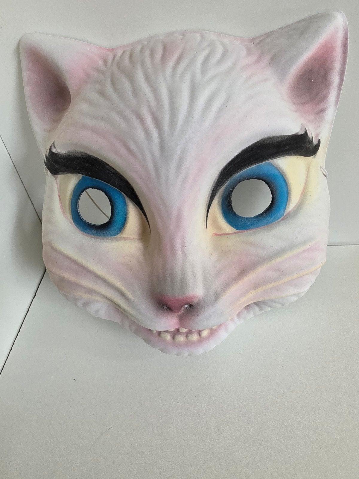 Witte Kat Masker - Halloween/Carnaval, Hobby en Vrije tijd, Feestartikelen, Ophalen of Verzenden