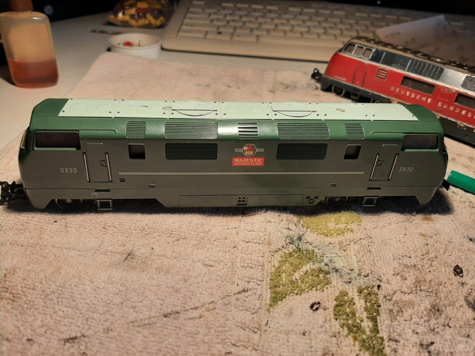 Marklin 3073 D830 Majestic, Wisselstroom, Gebruikt, Locomotief, Ophalen of Verzenden